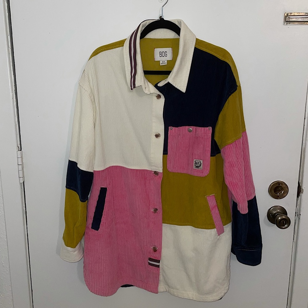 Corduroy shacket